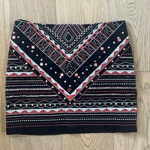 Romeo and Juliet embroidered miniskirt. Size medium. Size M, runs small.